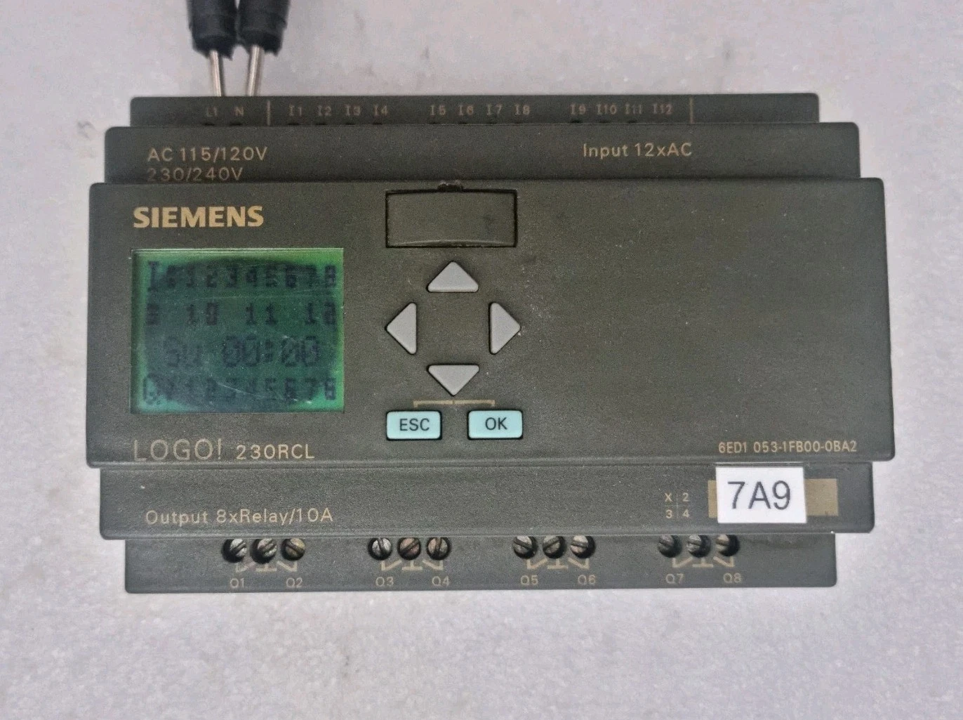 Siemens 6ED1053-1FB00-0BA2 Logo 230RCL AC 115/120v 230/240V For Parts